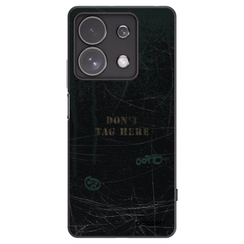 Picasee crna silikonska maskica za Xiaomi Redmi Note 13 Pro 4G - DON´T TAG