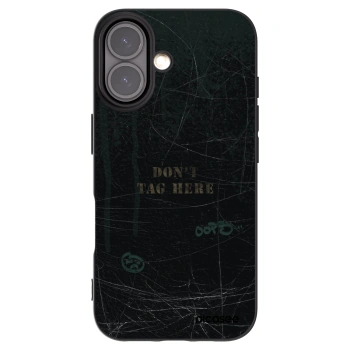 Picasee crna silikonska maskica za Apple iPhone 16 - DON´T TAG