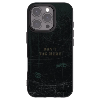 Picasee crna silikonska maskica za Apple iPhone 16 Pro - DON´T TAG