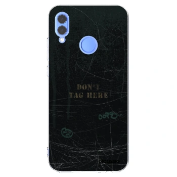 Picasee silikonska prozirna maskica za Honor 10 Lite - DON´T TAG
