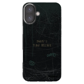 Picasee silikonska prozirna maskica za Apple iPhone 16 Plus - DON´T TAG