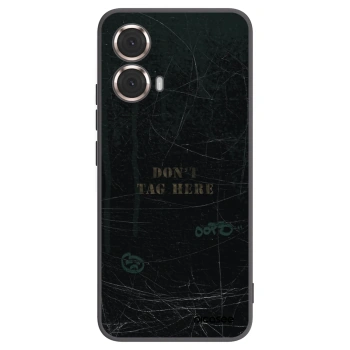 Picasee crna silikonska maskica za Motorola Moto G85 - DON´T TAG