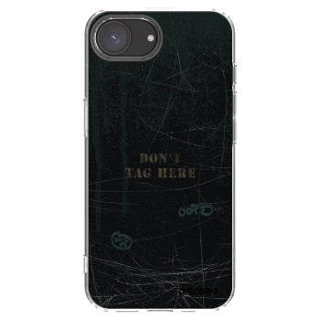 Picasee silikonska prozirna maskica za Apple iPhone 16e - DON´T TAG