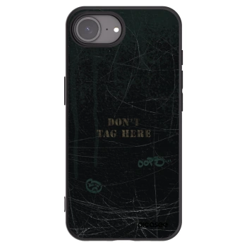 Picasee crna silikonska maskica za Apple iPhone 16e - DON´T TAG