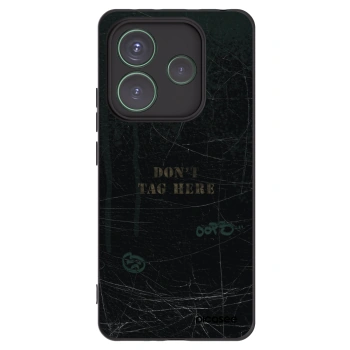 Picasee crna silikonska maskica za Xiaomi Redmi Note 14 5G - DON´T TAG