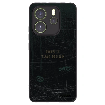 Picasee crna silikonska maskica za Xiaomi Redmi Note 14 4G - DON´T TAG