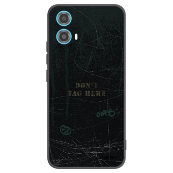 Picasee crna silikonska maskica za Motorola Moto G34 5G - DON´T TAG
