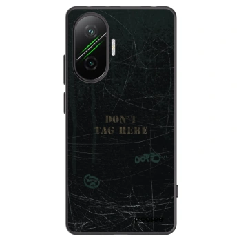 Picasee crna silikonska maskica za Xiaomi Poco F7 Pro 5G - DON´T TAG