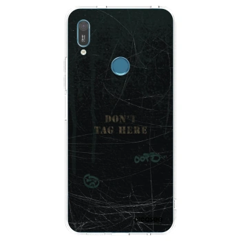 Picasee silikonska prozirna maskica za Huawei Y6 2019 - DON´T TAG