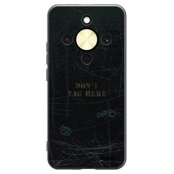 Picasee crna silikonska maskica za Honor Magic8 Lite 5G - DON´T TAG
