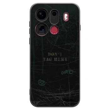 Picasee crna silikonska maskica za OPPO Find X9 Pro - DON´T TAG