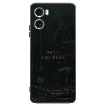 Picasee crna silikonska maskica za Motorola Moto G06 - DON´T TAG