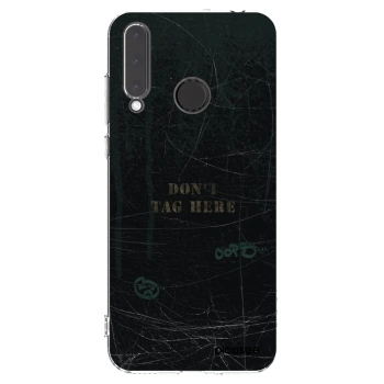 Picasee silikonska prozirna maskica za Honor 20 Lite - DON´T TAG