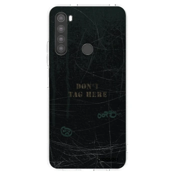 Picasee silikonska prozirna maskica za Xiaomi Redmi Note 8 - DON´T TAG