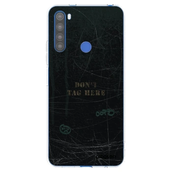 Picasee silikonska prozirna maskica za Xiaomi Redmi Note 8T - DON´T TAG
