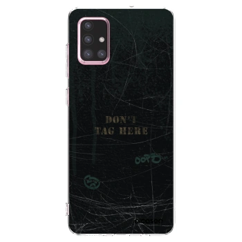 Picasee silikonska prozirna maskica za Samsung Galaxy A71 A715F - DON´T TAG