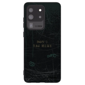 Picasee crna silikonska maskica za Samsung Galaxy S20 Ultra 5G G988F - DON´T TAG