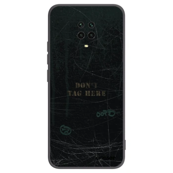 Picasee crna silikonska maskica za Xiaomi Redmi Note 9 Pro - DON´T TAG