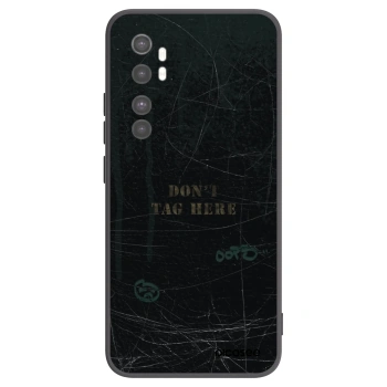 Picasee crna silikonska maskica za Xiaomi Mi Note 10 Lite - DON´T TAG