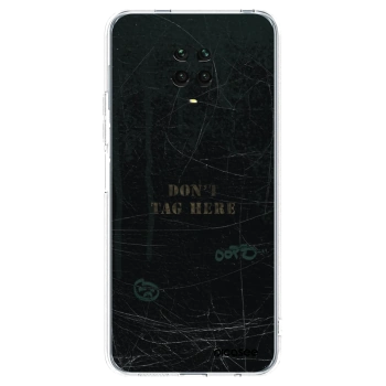 Picasee silikonska prozirna maskica za Xiaomi Redmi Note 9S - DON´T TAG