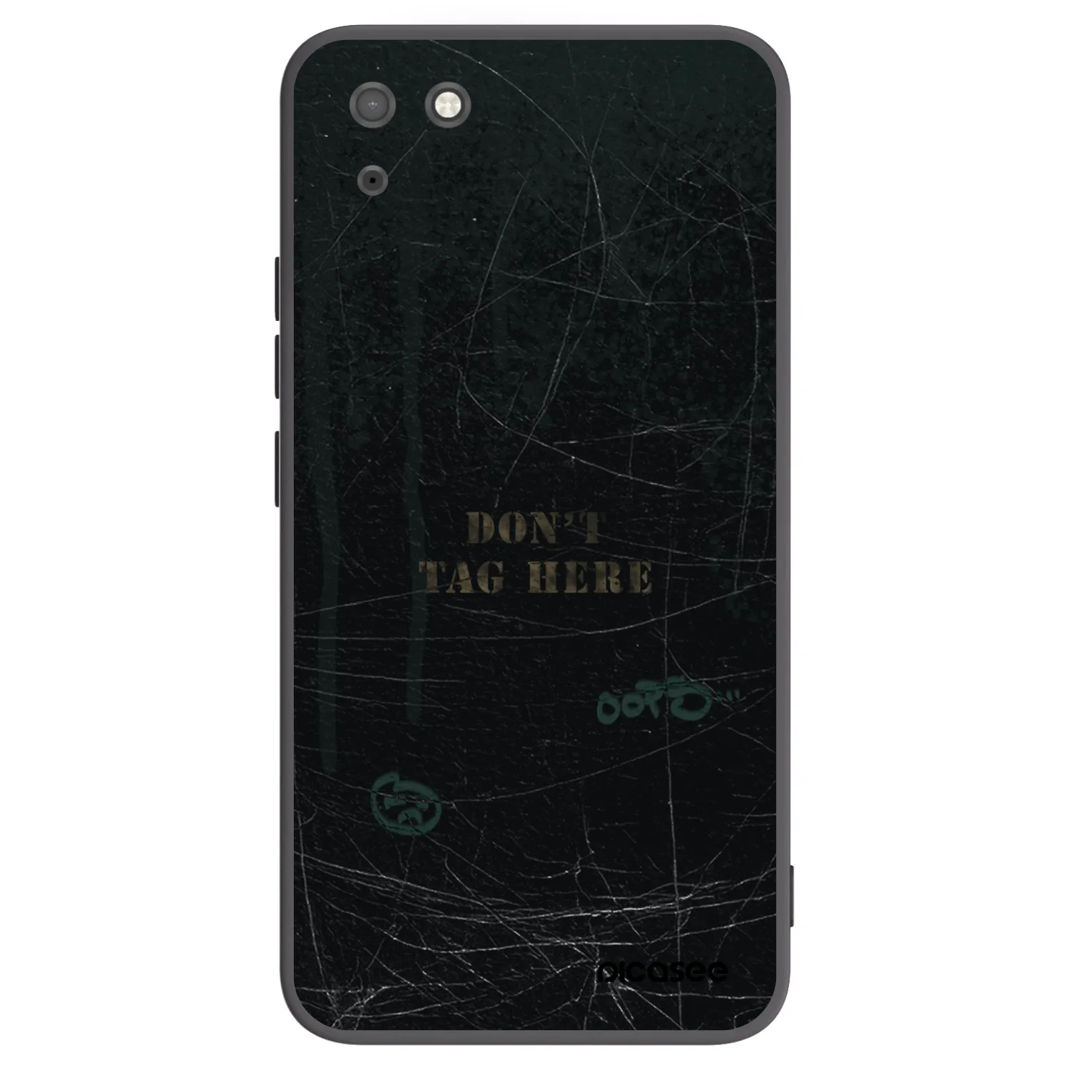 Picasee crna silikonska maskica za Huawei Y5P - DON´T TAG