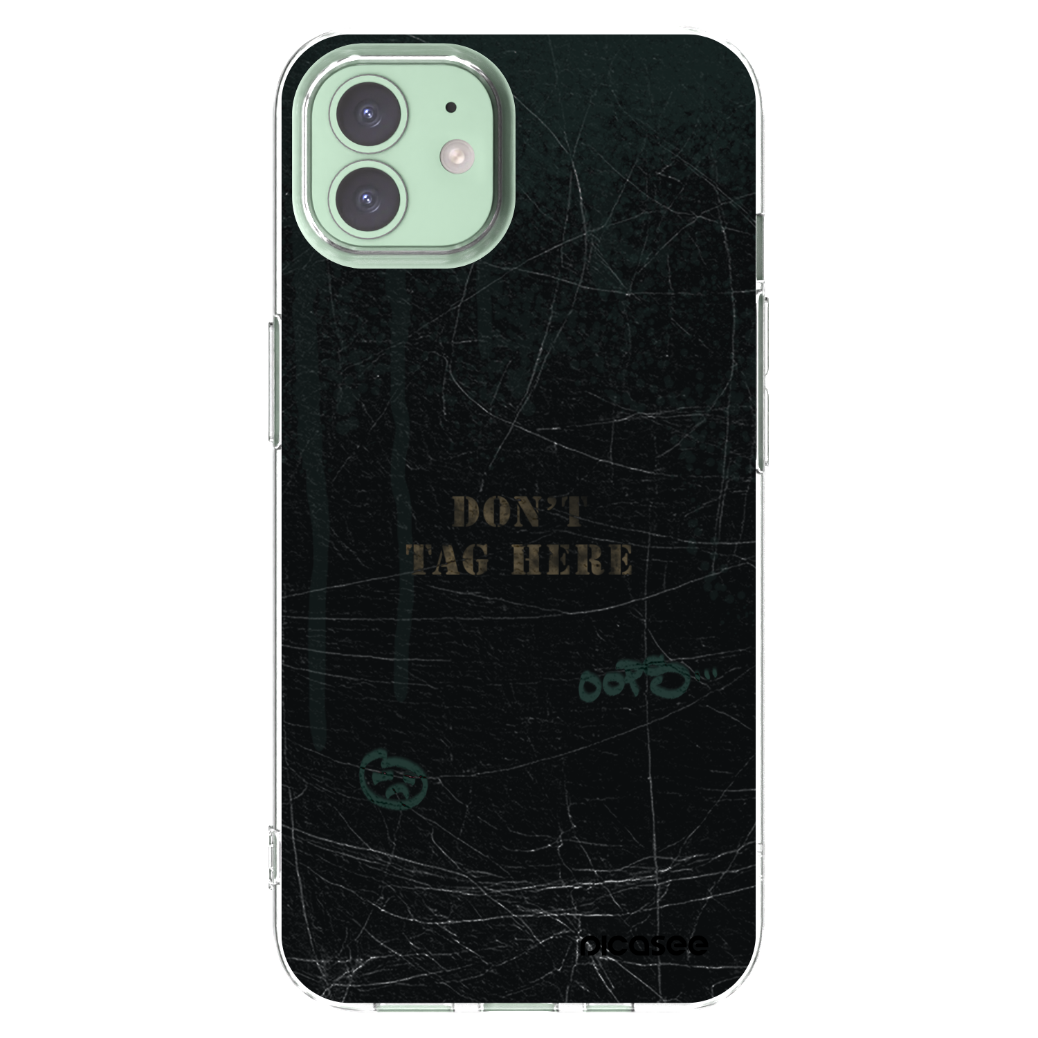 Picasee silikonska prozirna maskica za Apple iPhone 12 - DON´T TAG