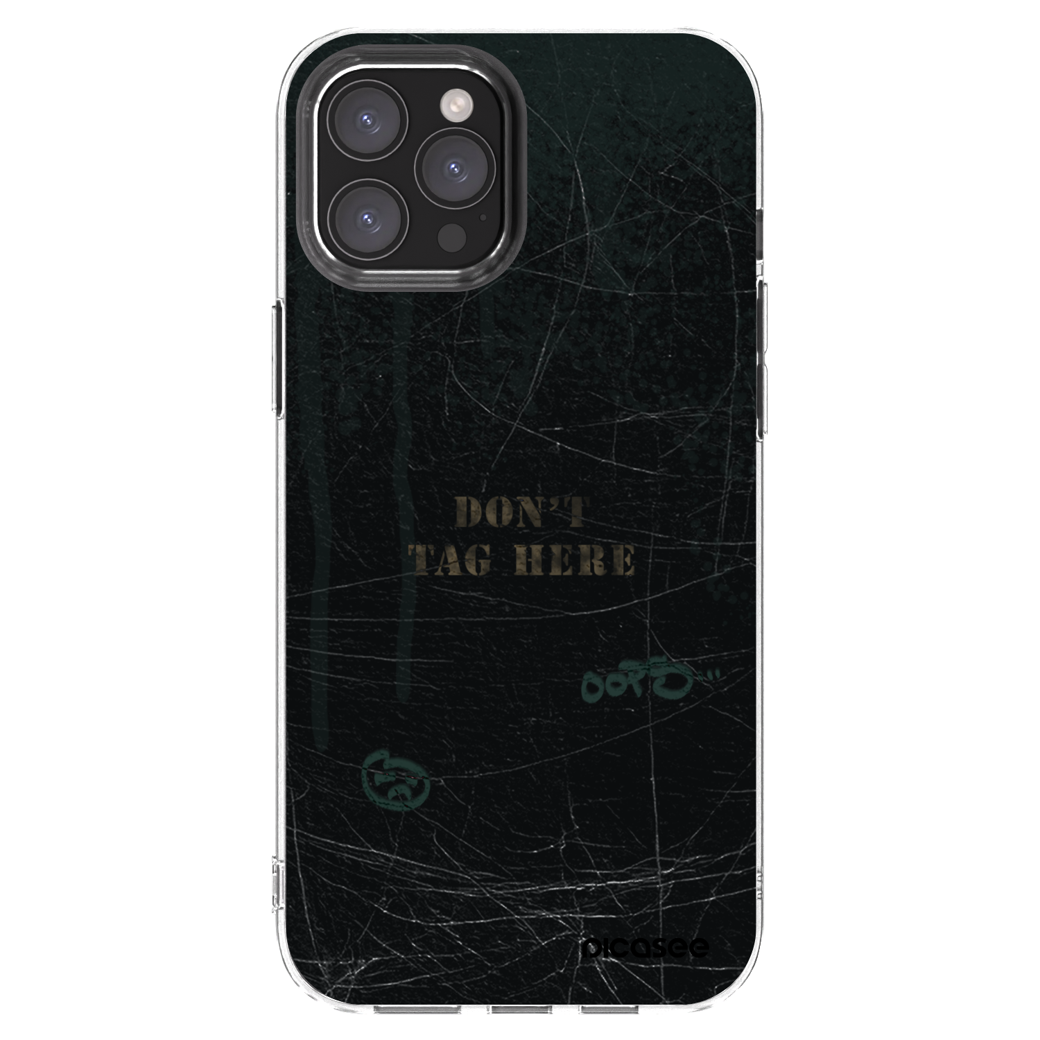 Picasee silikonska prozirna maskica za Apple iPhone 12 Pro Max - DON´T TAG