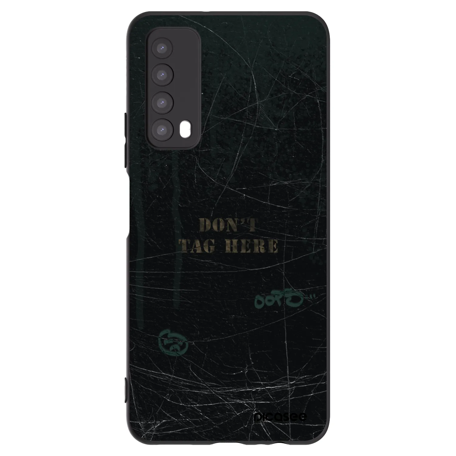 Picasee crna silikonska maskica za Huawei P Smart 2021 - DON´T TAG