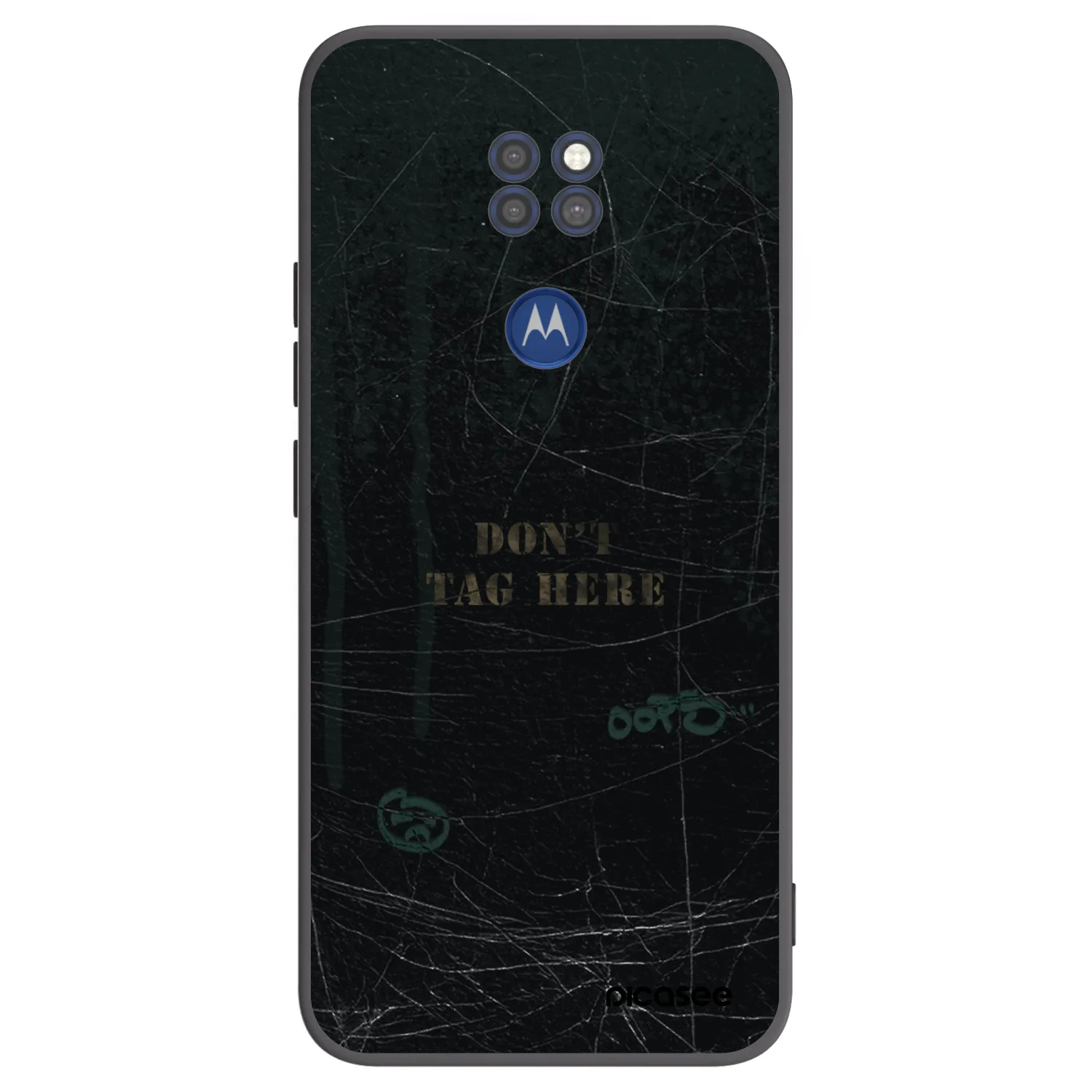 Picasee crna silikonska maskica za Motorola Moto G9 Play - DON´T TAG