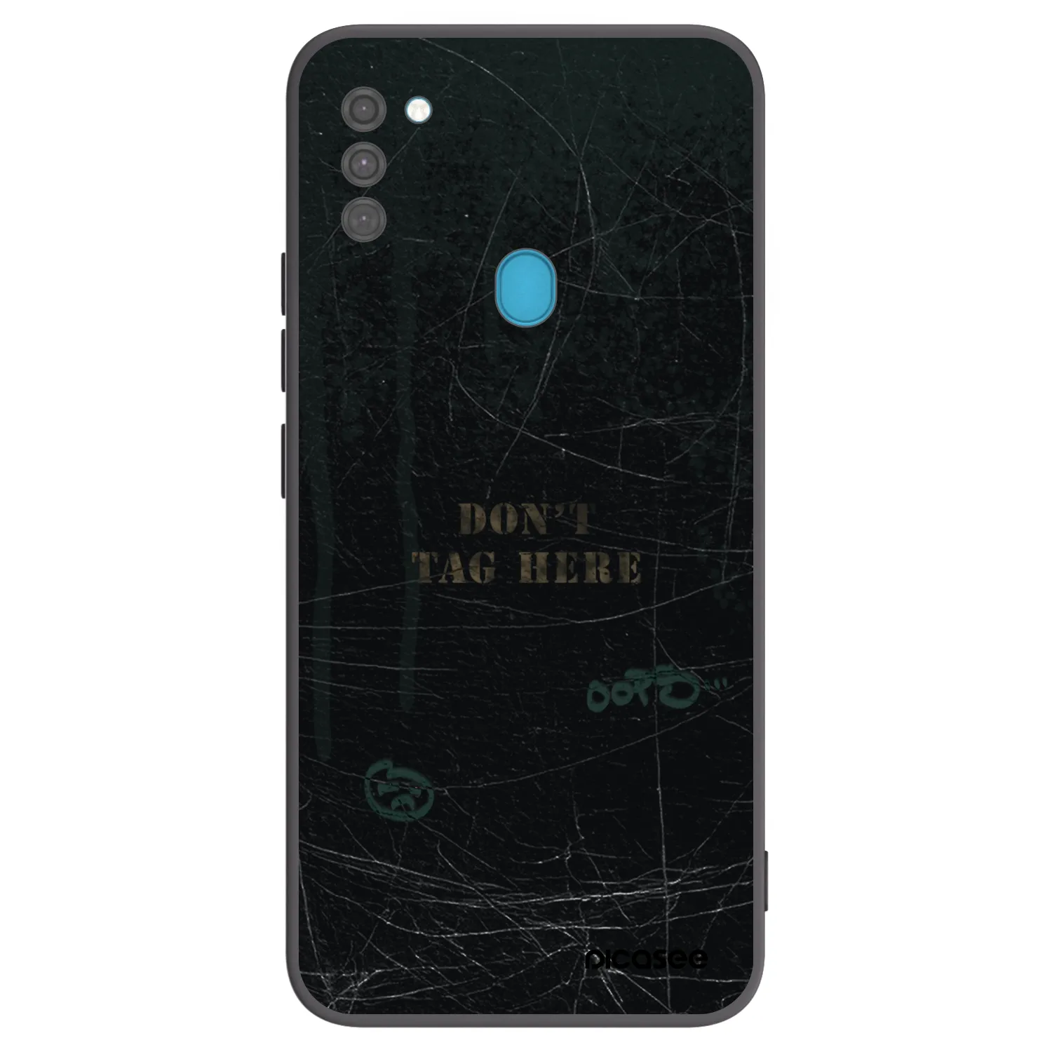 Picasee crna silikonska maskica za Samsung Galaxy M11 - DON´T TAG