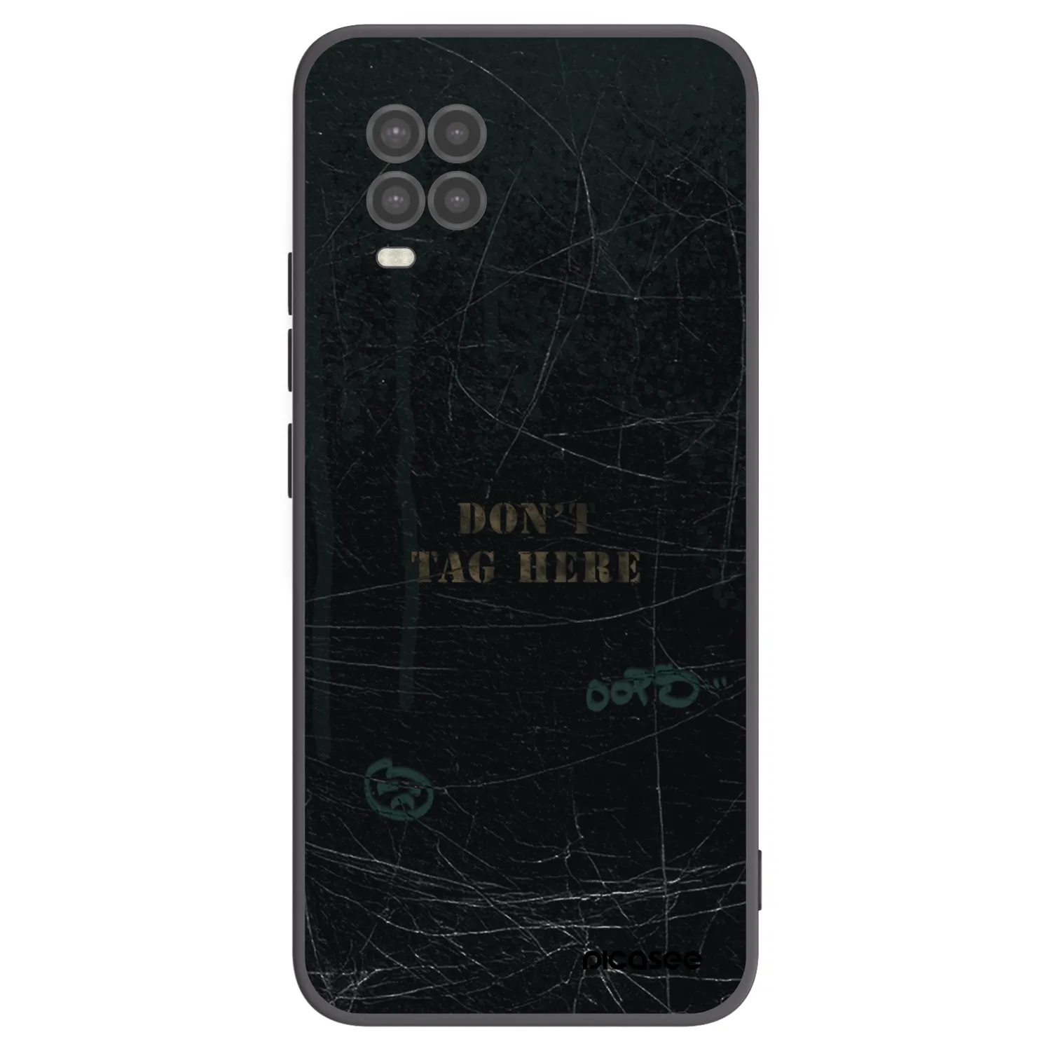 Picasee crna silikonska maskica za Xiaomi Mi 10 Lite - DON´T TAG