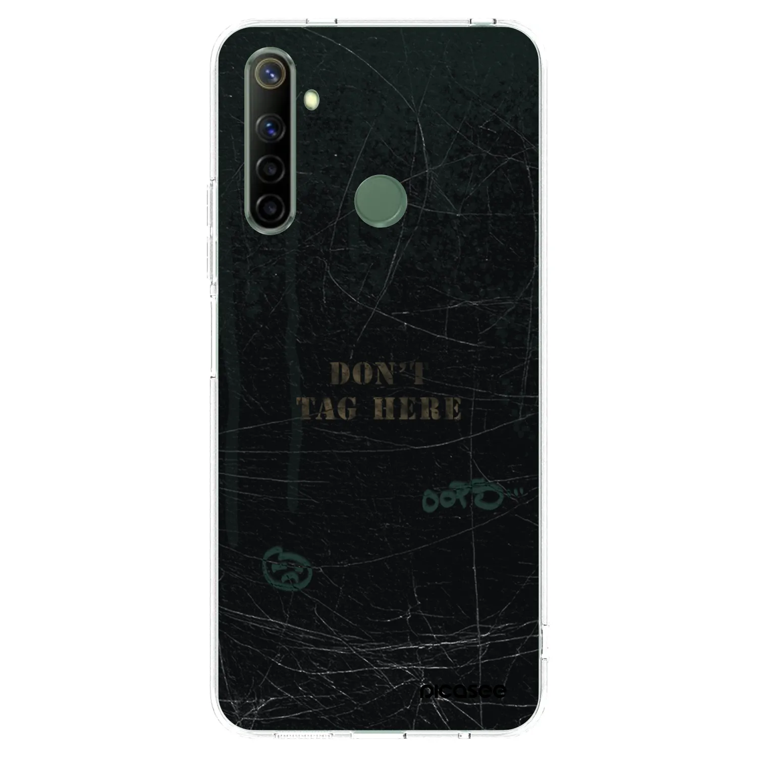 Picasee silikonska prozirna maskica za Realme 6i - DON´T TAG