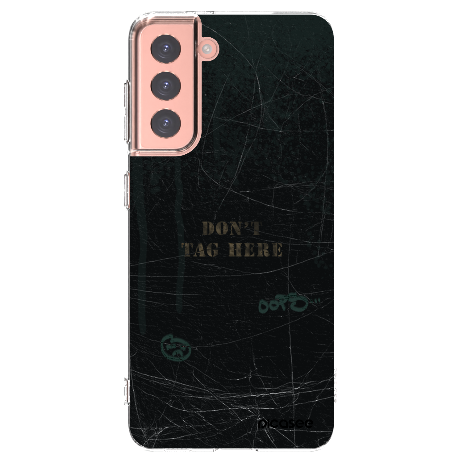 Picasee silikonska prozirna maskica za Samsung Galaxy S21 5G G991B - DON´T TAG