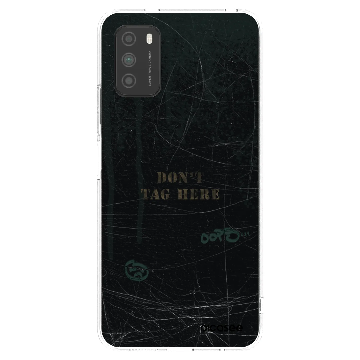 Picasee silikonska prozirna maskica za Xiaomi Poco M3 - DON´T TAG