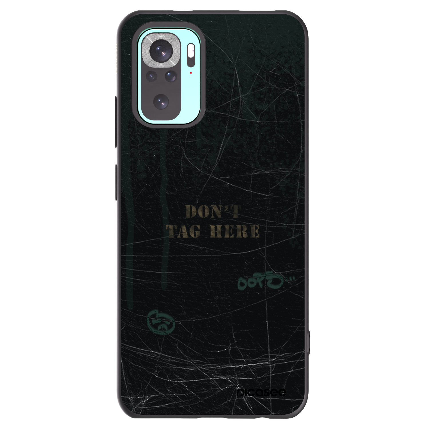 Picasee crna silikonska maskica za Xiaomi Redmi Note 10 Pro - DON´T TAG
