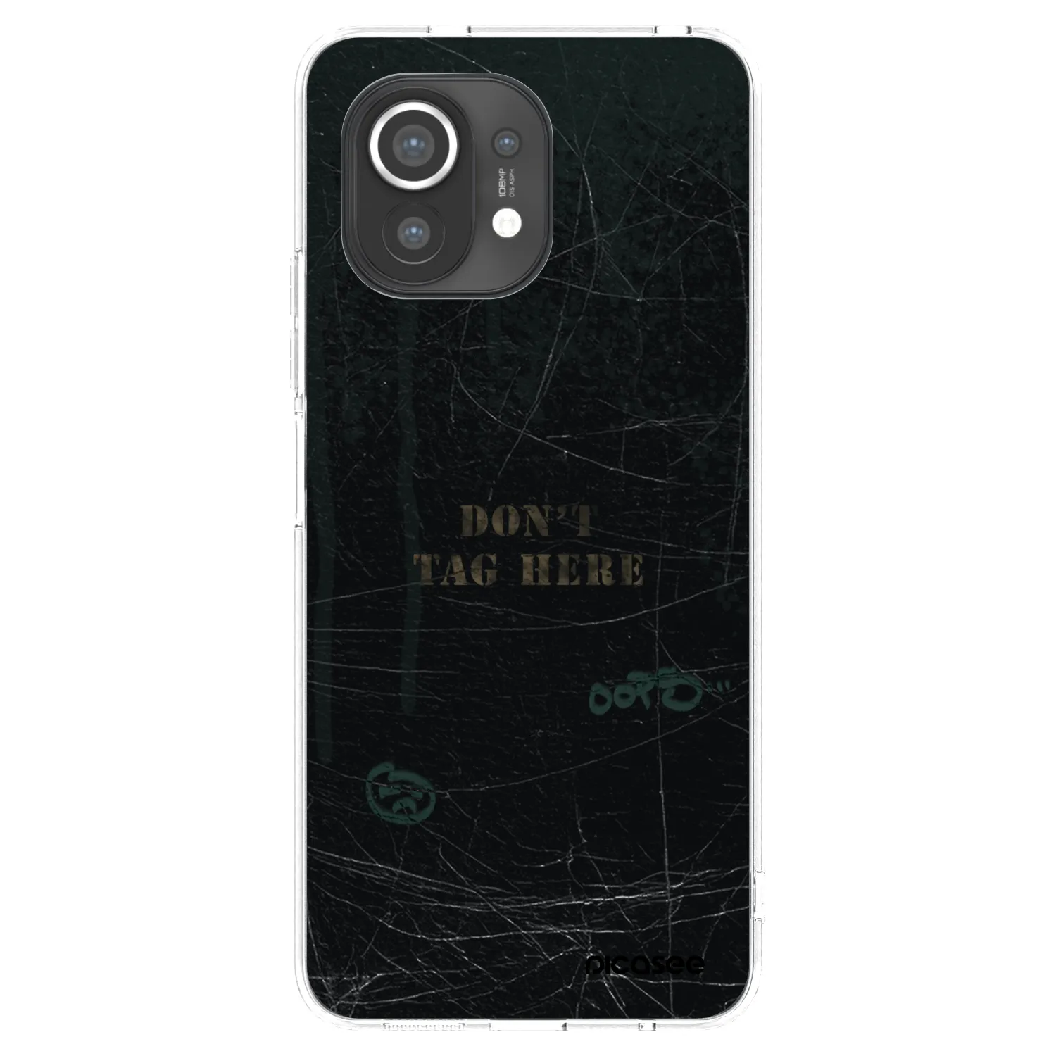 Picasee silikonska prozirna maskica za Xiaomi Mi 11 - DON´T TAG