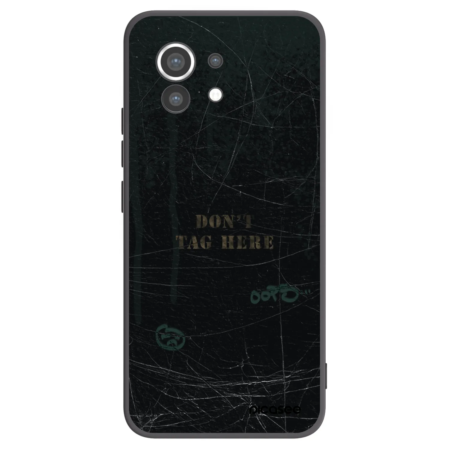Picasee crna silikonska maskica za Xiaomi Mi 11 - DON´T TAG