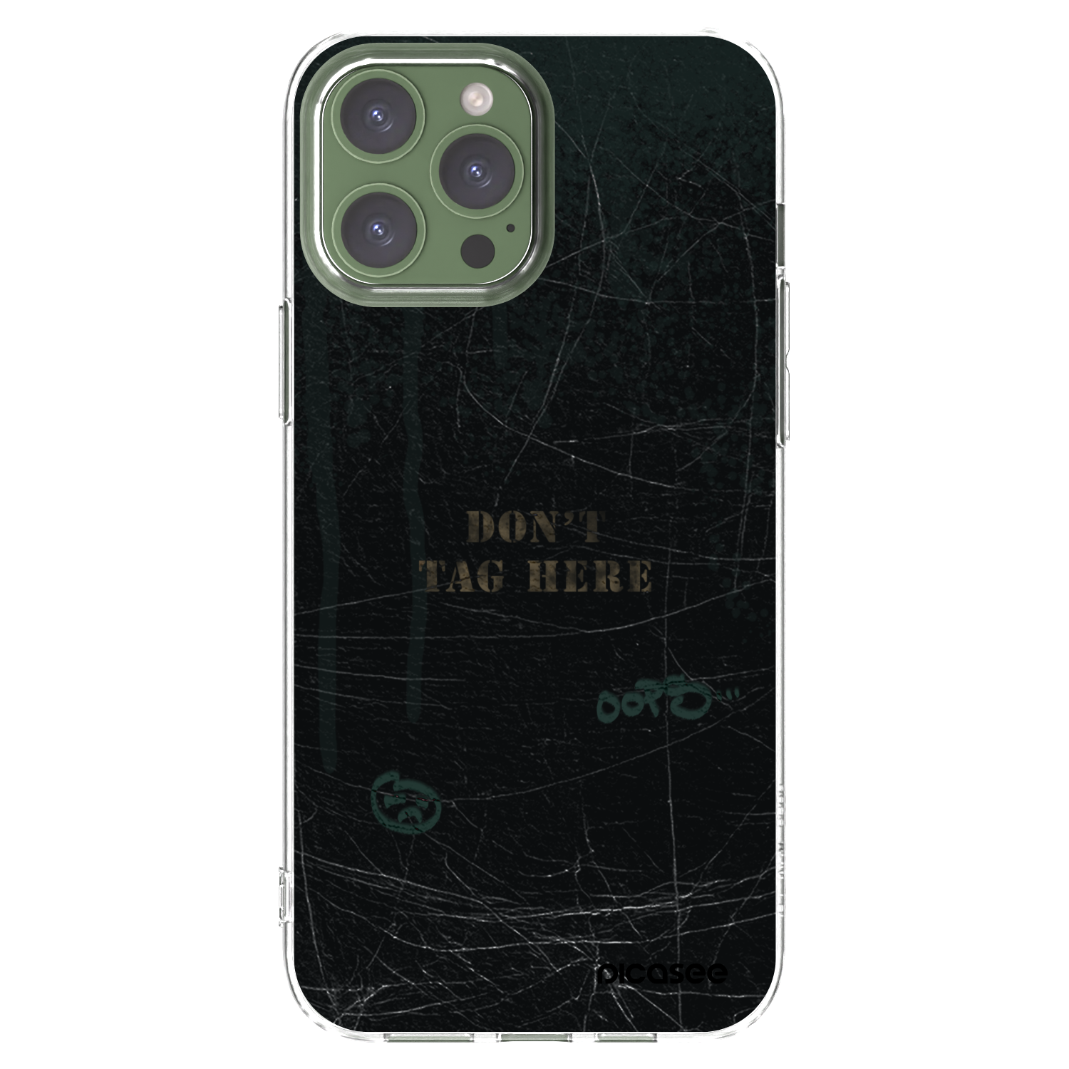 Picasee silikonska prozirna maskica za Apple iPhone 13 Pro Max - DON´T TAG