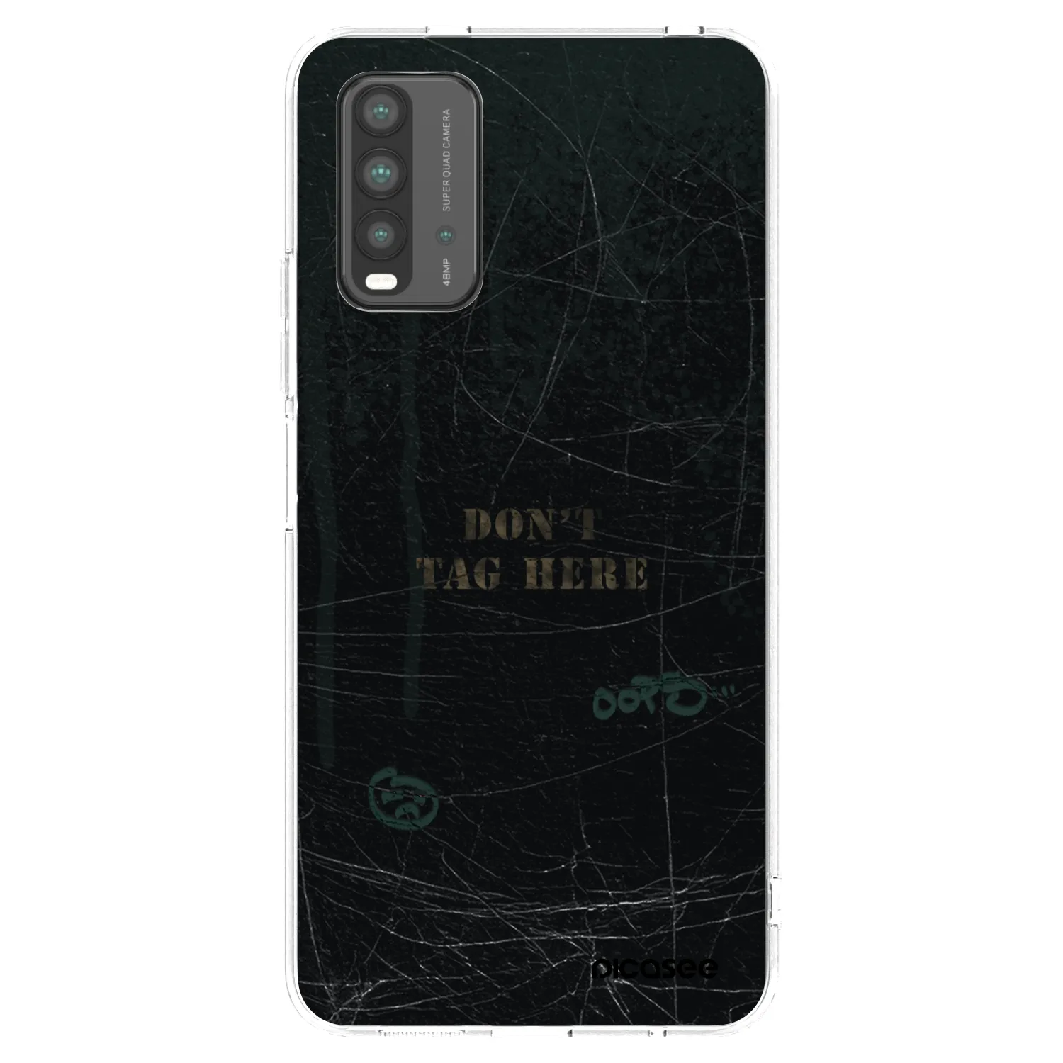 Picasee silikonska prozirna maskica za Xiaomi Redmi 9T - DON´T TAG