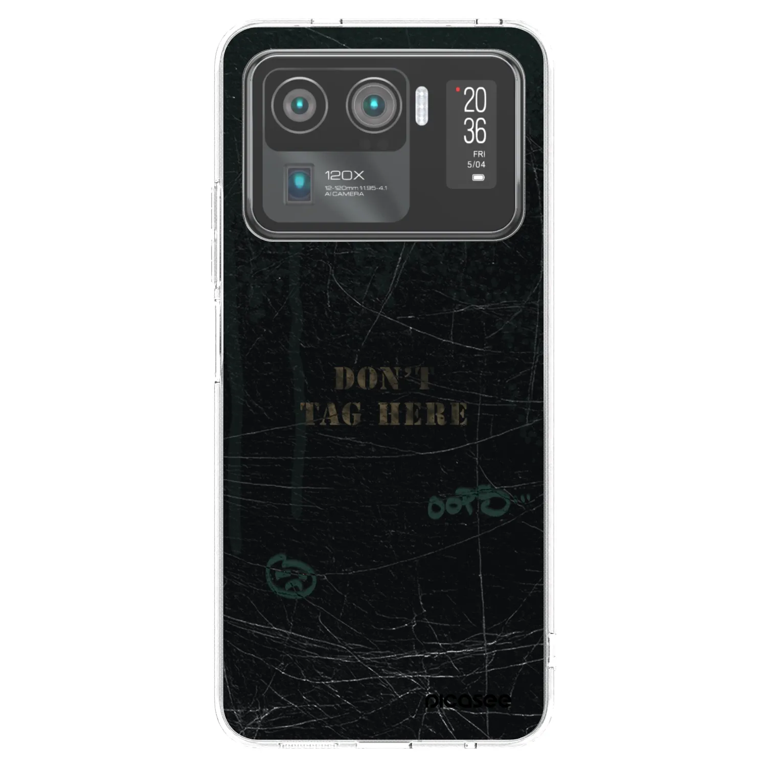 Picasee silikonska prozirna maskica za Xiaomi Mi 11 Ultra - DON´T TAG