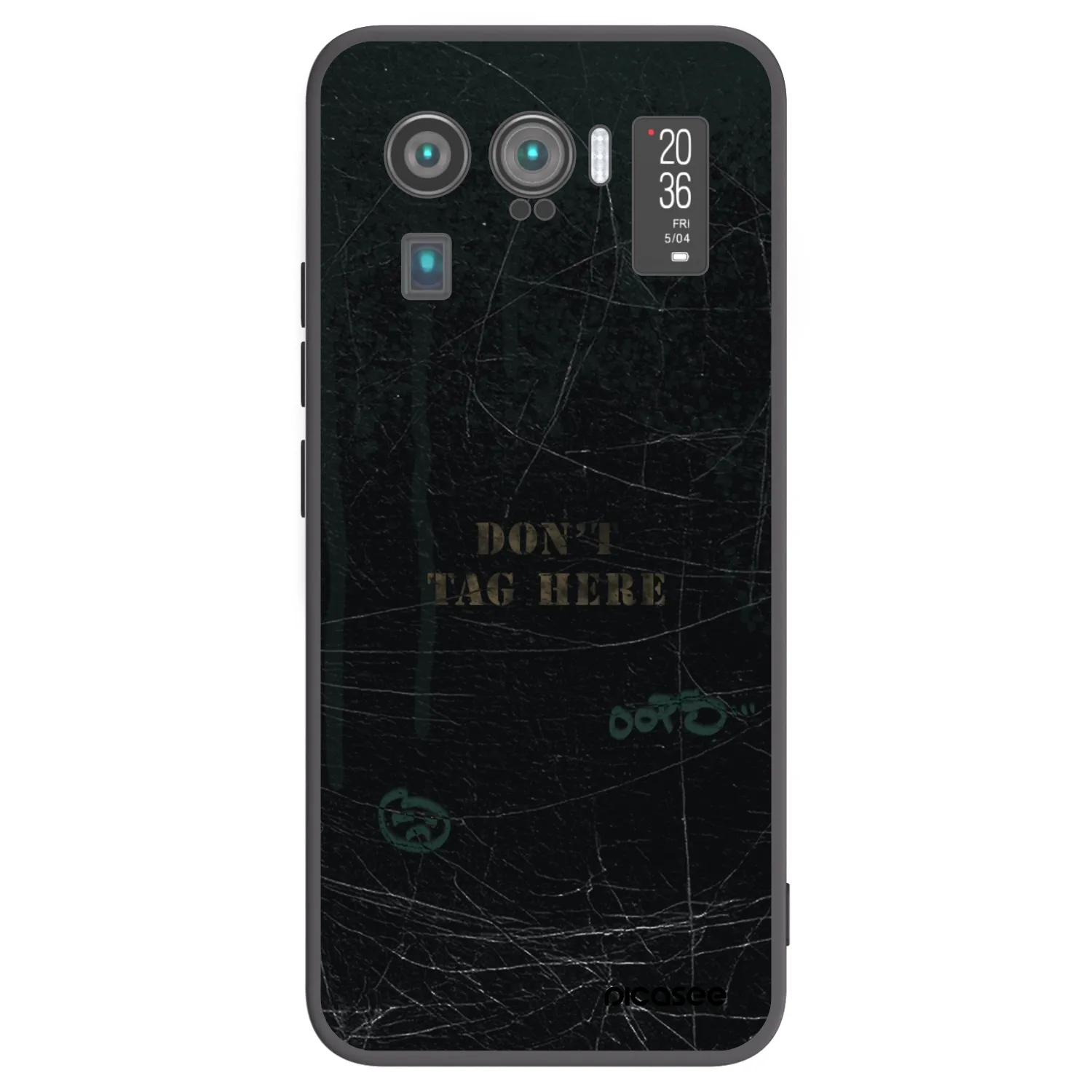Picasee crna silikonska maskica za Xiaomi Mi 11 Ultra - DON´T TAG