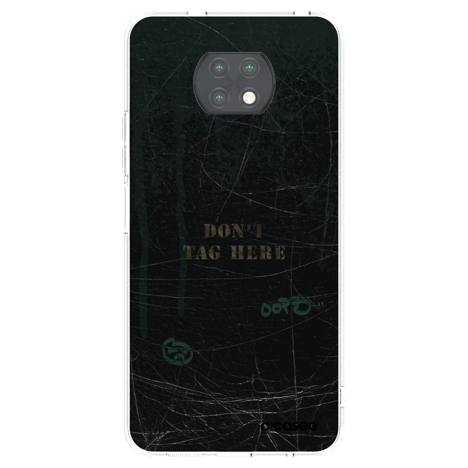 Picasee silikonska prozirna maskica za Xiaomi Redmi Note 9T - DON´T TAG
