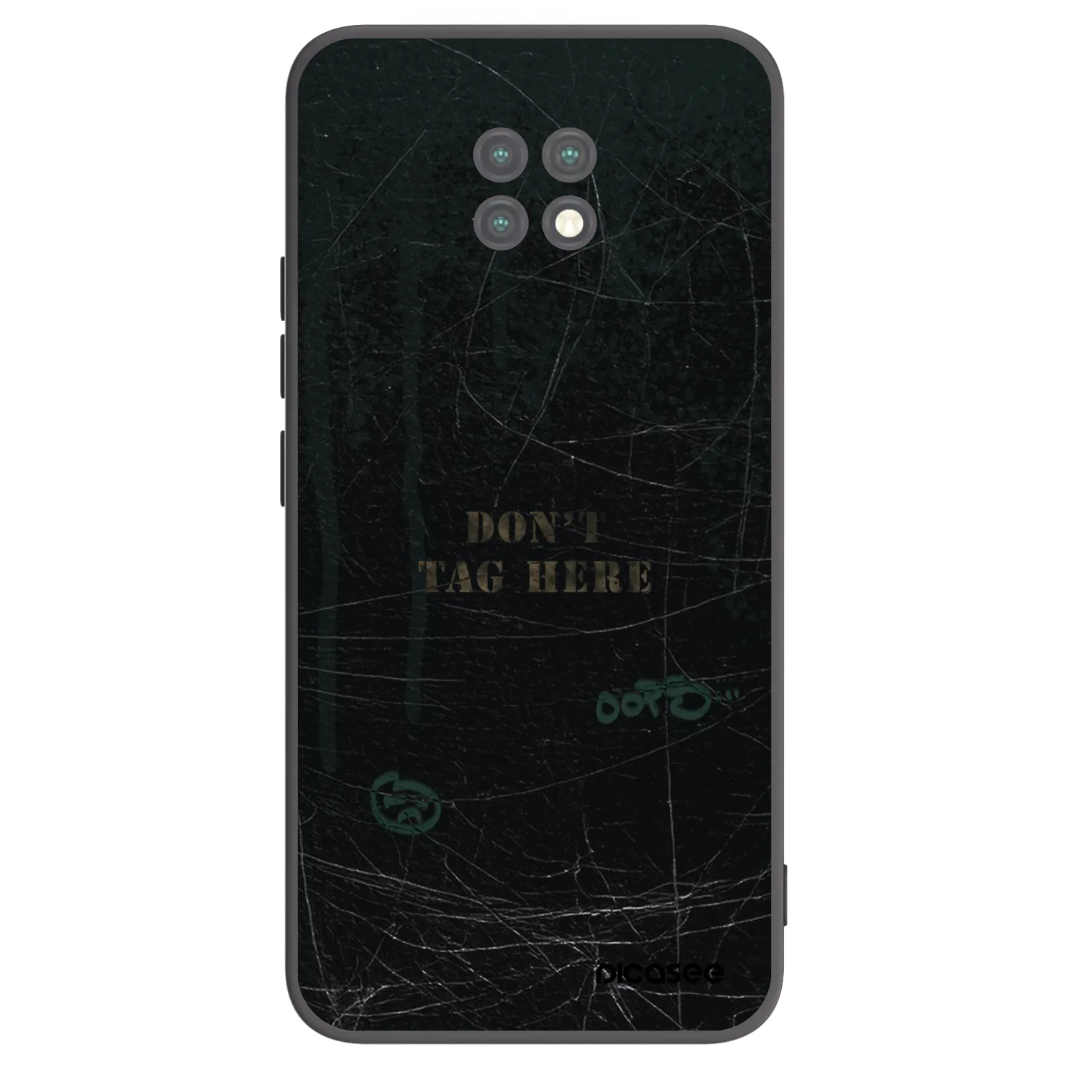 Picasee crna silikonska maskica za Xiaomi Redmi Note 9T - DON´T TAG