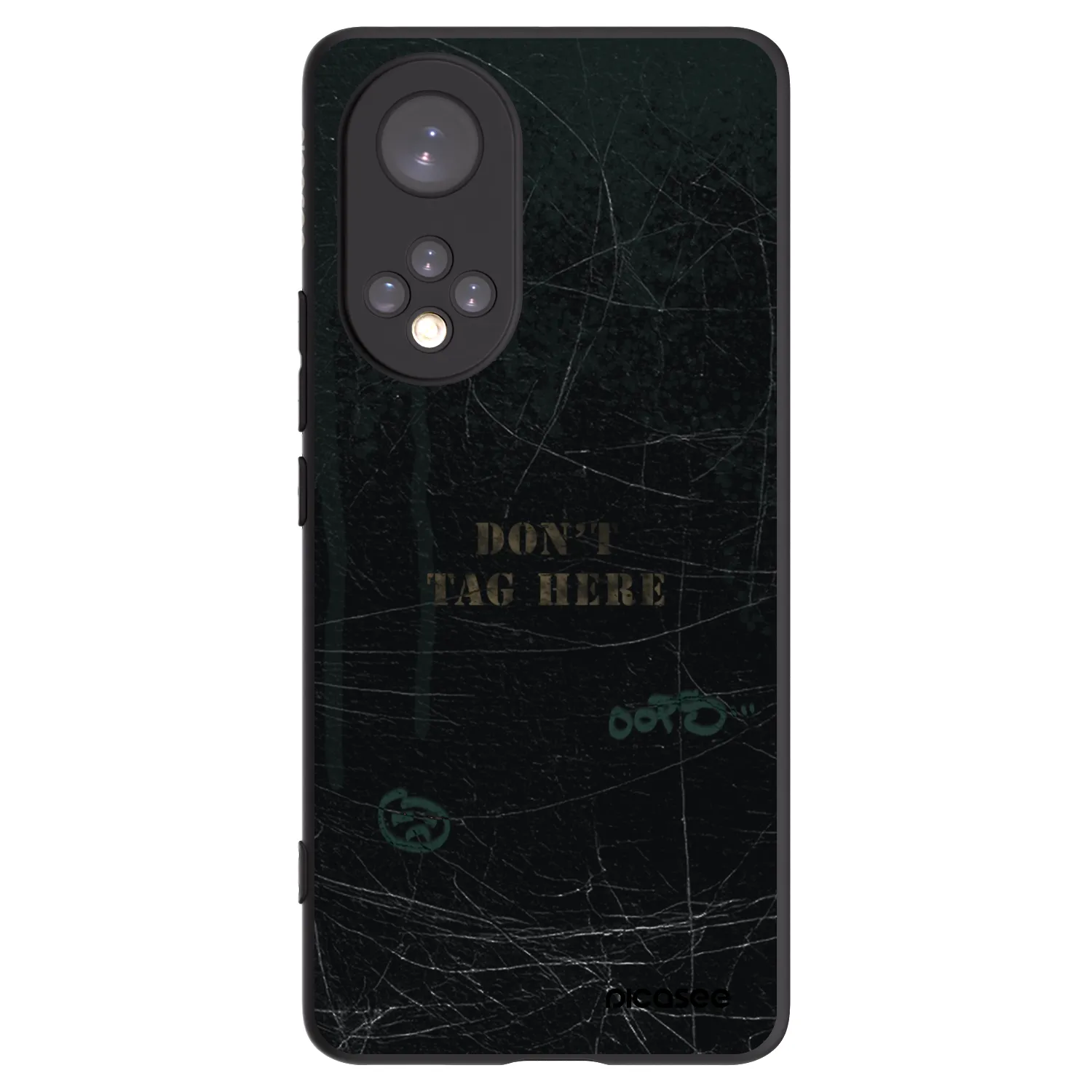 Picasee crna silikonska maskica za Honor 50 5G - DON´T TAG