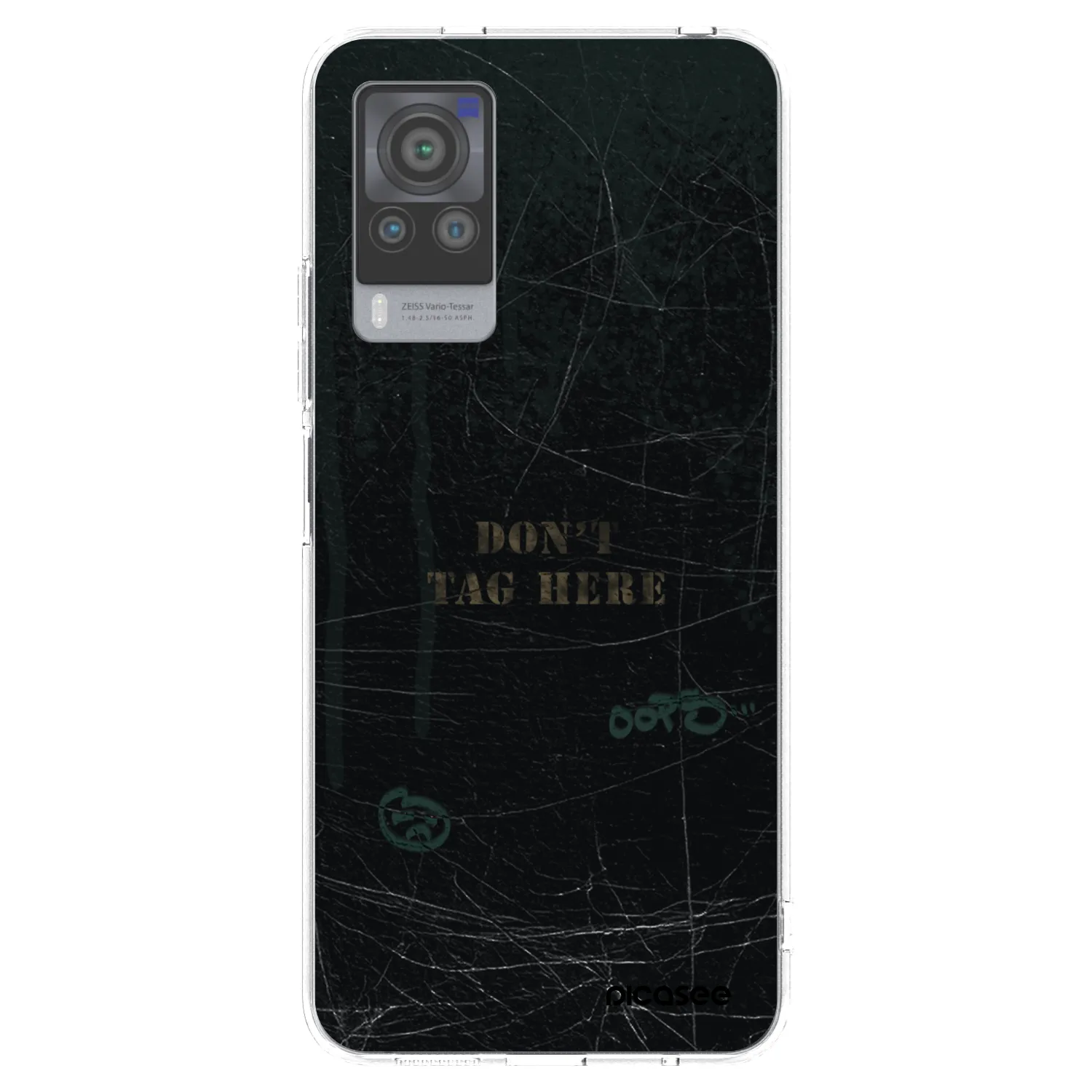 Picasee silikonska prozirna maskica za Vivo X60 Pro 5G - DON´T TAG