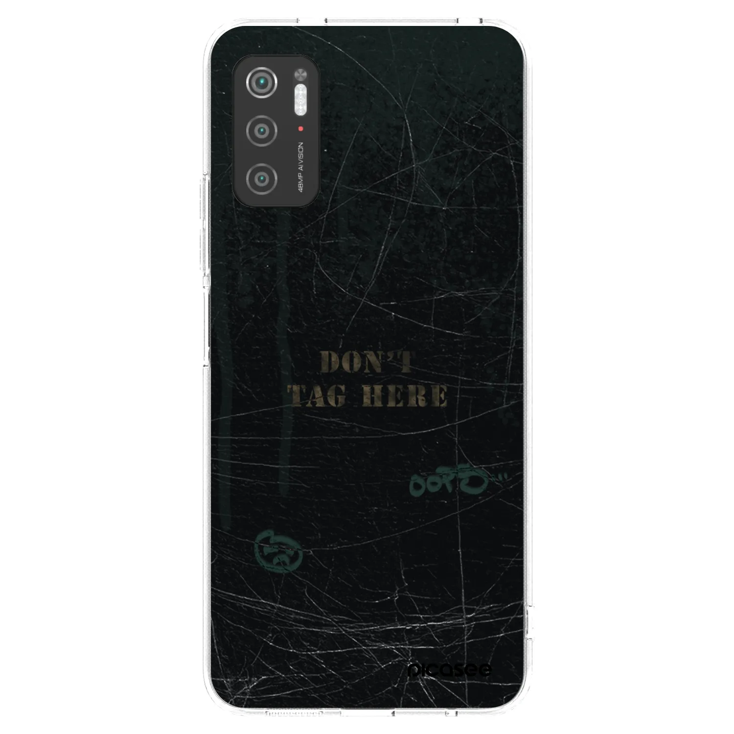 Picasee silikonska prozirna maskica za Xiaomi Poco M3 Pro 5G - DON´T TAG