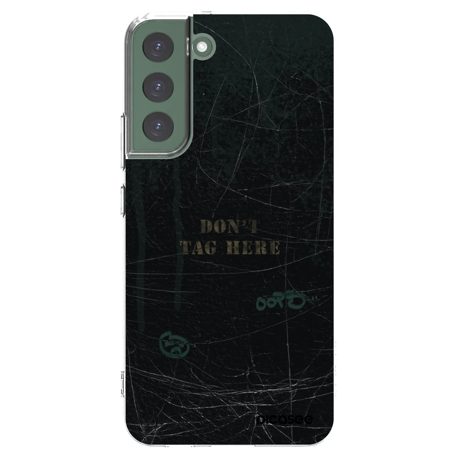 Picasee silikonska prozirna maskica za Samsung Galaxy S22+ 5G - DON´T TAG