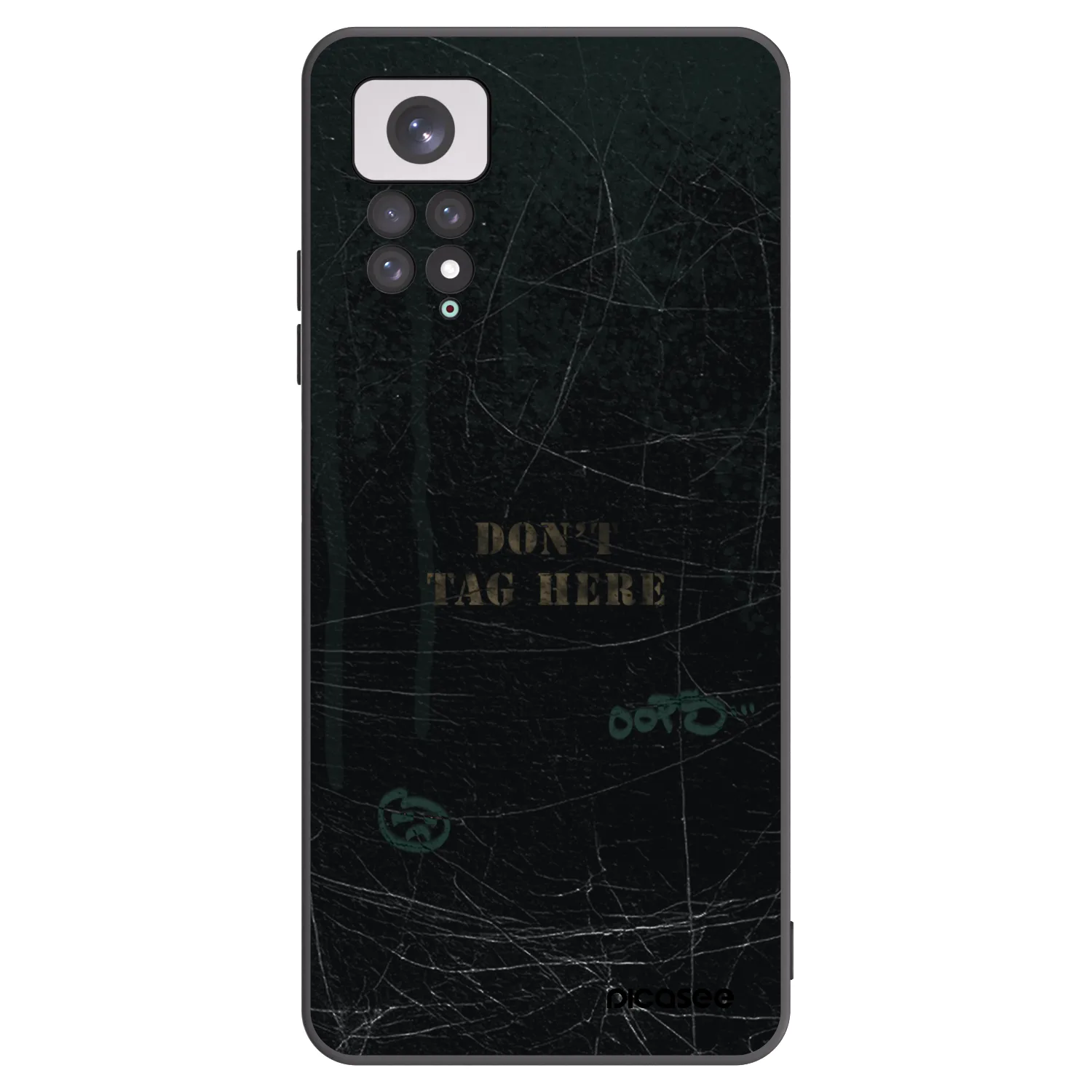 Picasee crna silikonska maskica za Xiaomi Redmi Note 11 - DON´T TAG