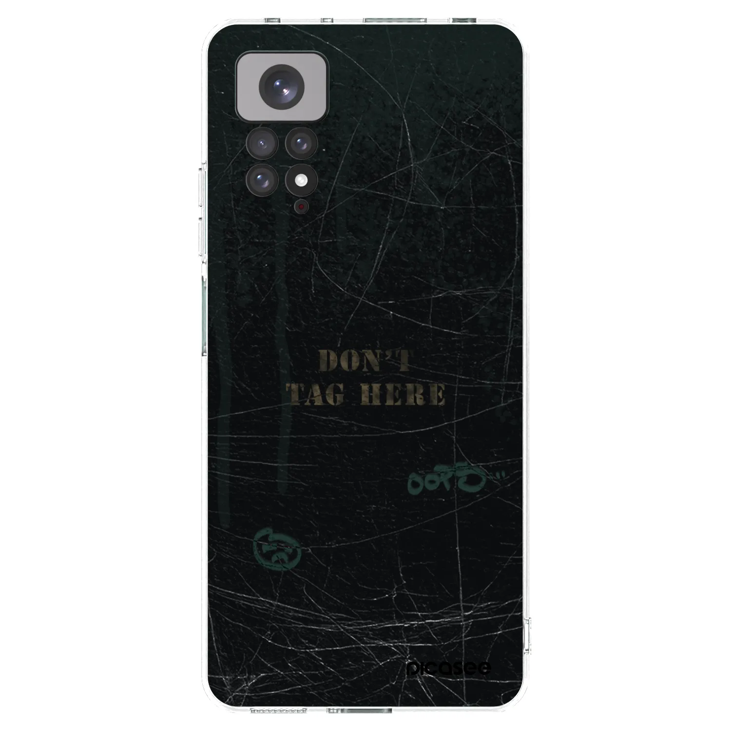 Picasee silikonska prozirna maskica za Xiaomi Redmi Note 11 - DON´T TAG