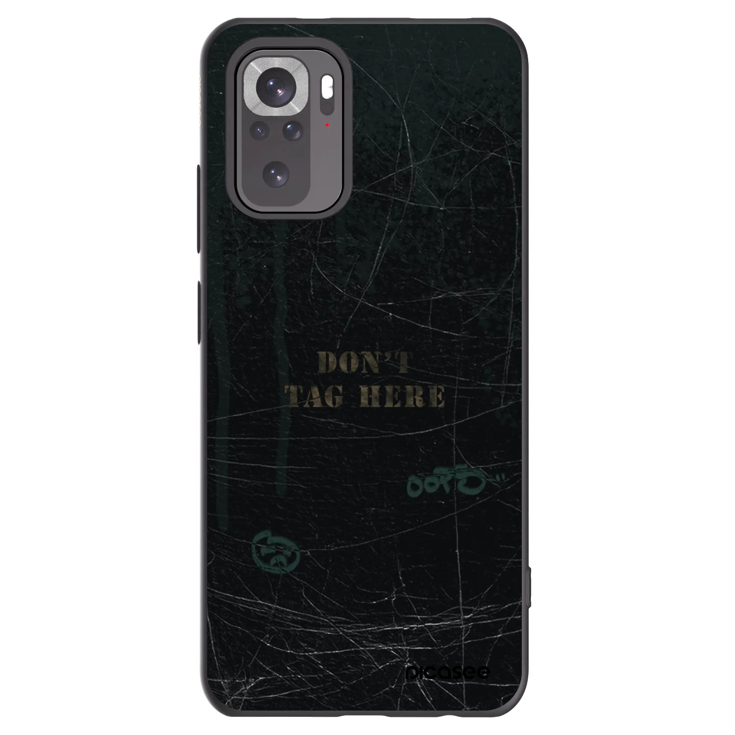 Picasee crna silikonska maskica za Xiaomi Redmi Note 11S 4G - DON´T TAG